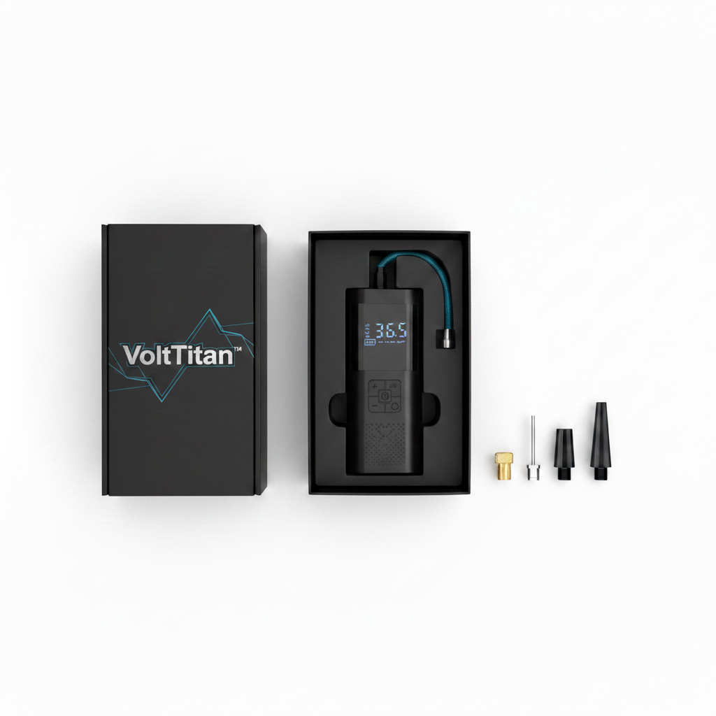 VoltTitan Portable Tyre Inflator — 150PSI/10BAR Wireless